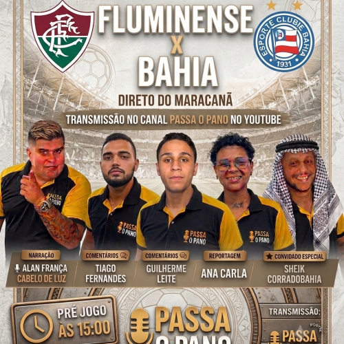 Amistoso de Gigantes! Bahia encara o Fluminense no Maracanã com transmissão completa do PassaoPano
