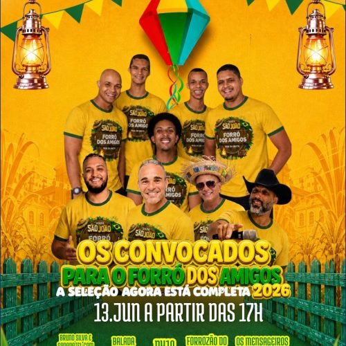 CONTAGEM REGRESSIVA PARA O FORRÓ DOS AMIGOS 2026!