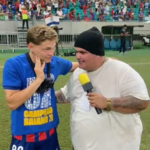 Atacante Dell destaca emoção da final do Baianão na Arena Fonte Nova