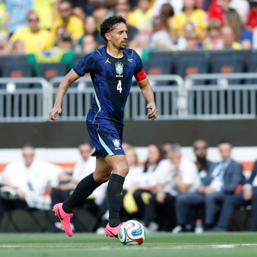 Marquinhos alcança 105 jogos e iguala marcas de Emerson Leão e Ronaldo na Seleção