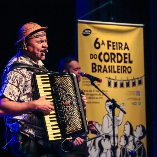 Chambinho do Acordeon leva show em homenagem a Luiz Gonzaga para a 7ª Feira do Cordel Brasileiro em Salvador