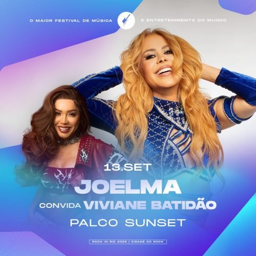 VIVIANE BATIDÃO É CONFIRMADA NO ROCK IN RIO 2026