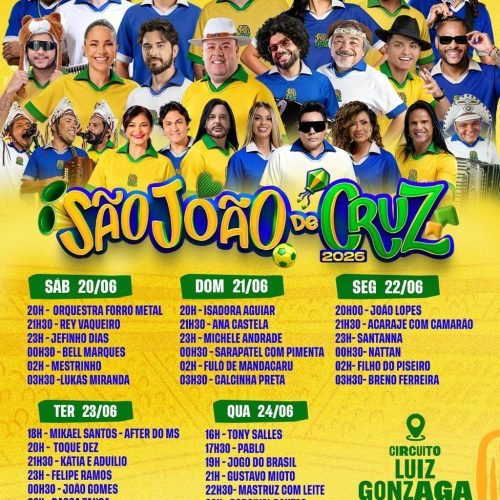 São João de Cruz das Almas 2026 promete ser um dos maiores da Bahia