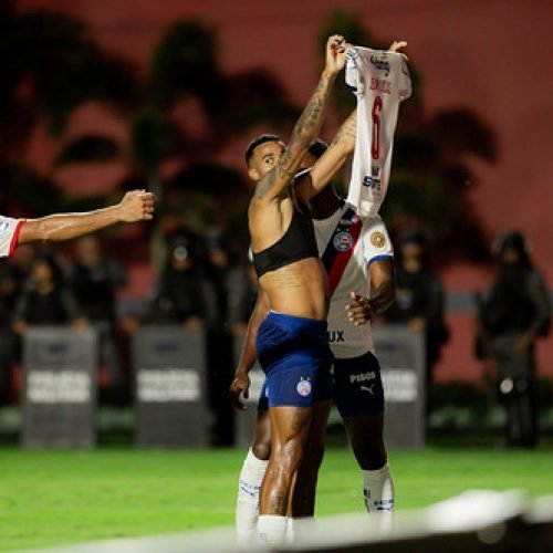 “São jogos de vida ou morte”: Jogador do Bahia exalta triunfo no clássico e destaca hierarquia do elenco
