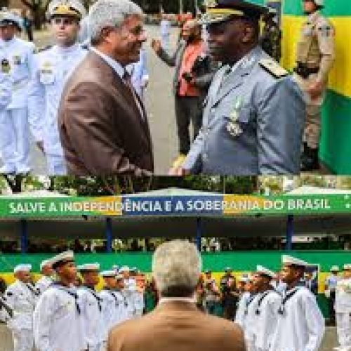Governador Jerônimo Rodrigues participa das celebrações do 7 de Setembro em Salvador