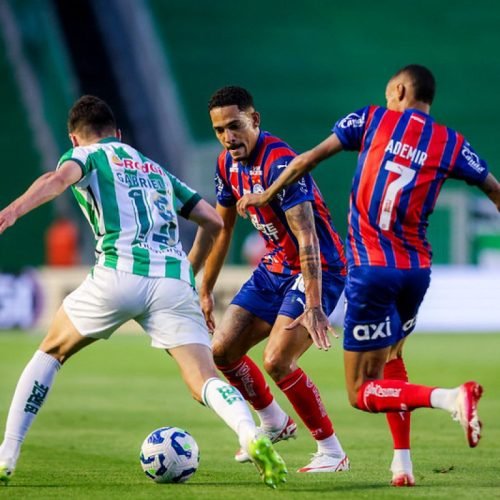 Bahia fora do G6 após empate com Juventude