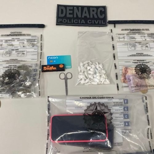 Suspeitos são presos por tráfico de drogas na Ilha de Vera Cruz