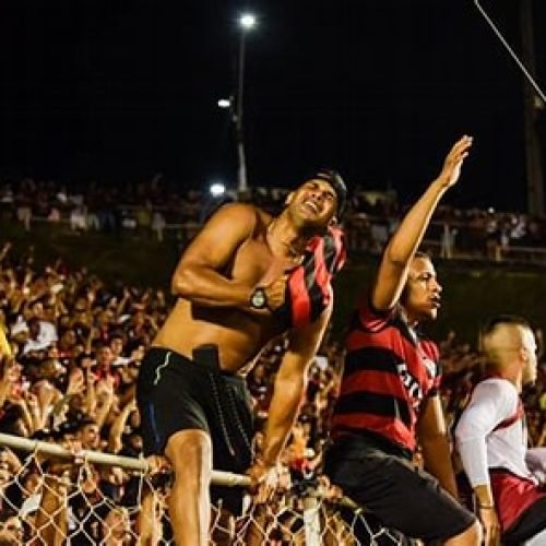 Barradão com carga máxima para jogo Vitória x Mirassol