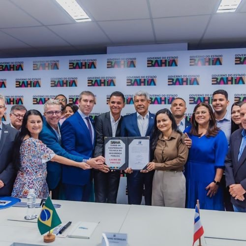 Assinatura de Termo de Cooperação entre SSP e Prefeitura de Lauro de Freitas