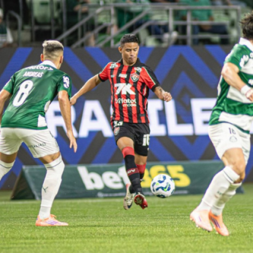 Vitória empata com Palmeiras no Brasileirão