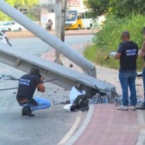 Grave acidente na Avenida Dorival Caymmi neste Sabado (20)