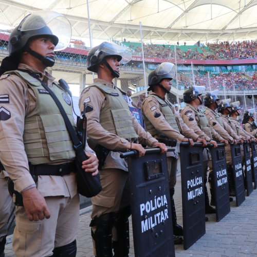 PM-BA realiza reunião de alinhamento para clássico Bahia x Vitória