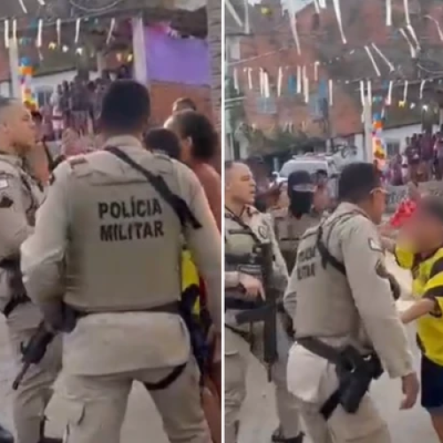 PM agride mulher durante festa infantil em Salvador; caso é investigado pela Corregedoria