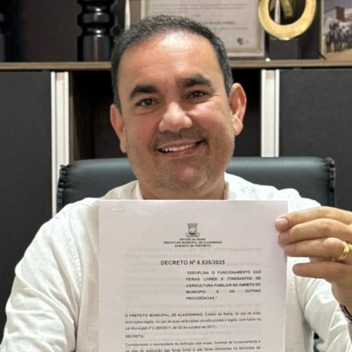 Prefeitura de Alagoinhas regulamenta feiras livres e itinerantes da agricultura familiar