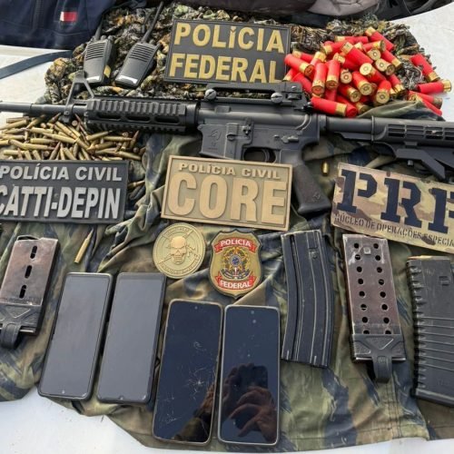 Operações Sombras da Mata II e Tekó Porã II prendem dois foragidos da Justiça e apreendem fuzil